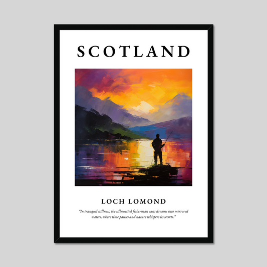 Poster of Loch Lomond, Scotland.