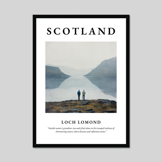 Poster of Loch Lomond, Scotland.