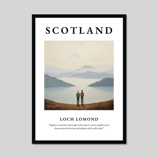Poster of Loch Lomond, Scotland.