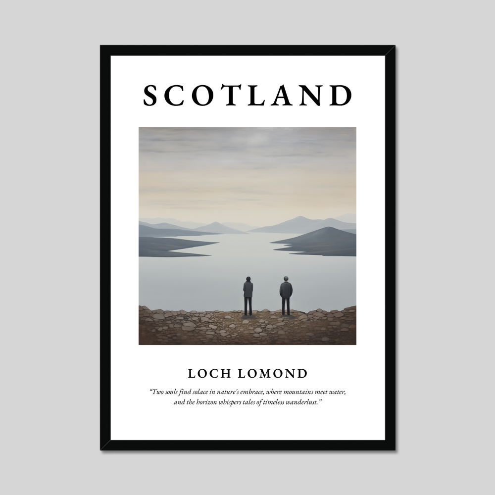 Poster of Loch Lomond, Scotland.