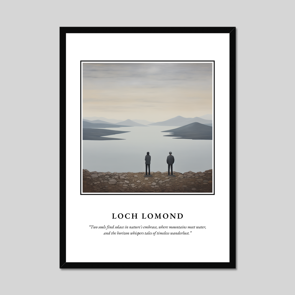 Poster in a black frame