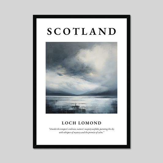 Poster of Loch Lomond, Scotland.