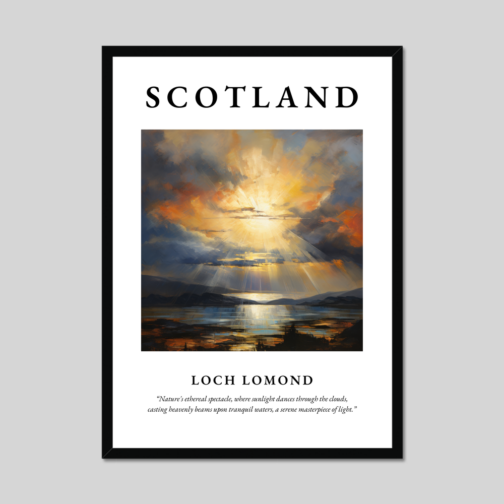 Poster of Loch Lomond, Scotland.