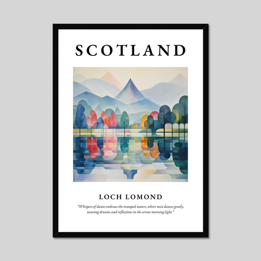 Poster of Loch Lomond, Scotland.