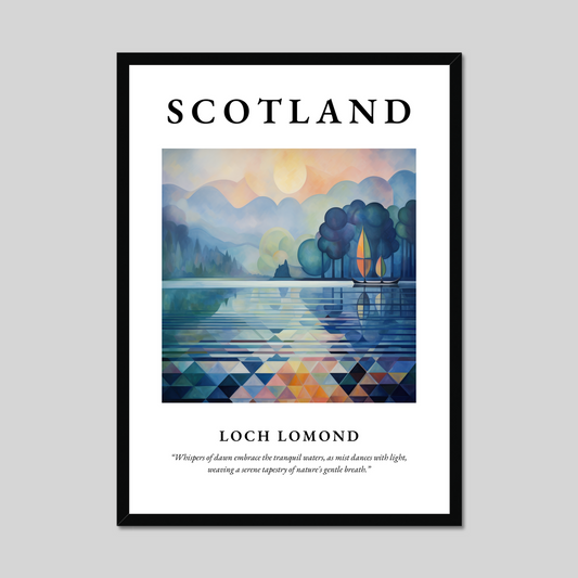 Poster of Loch Lomond, Scotland.