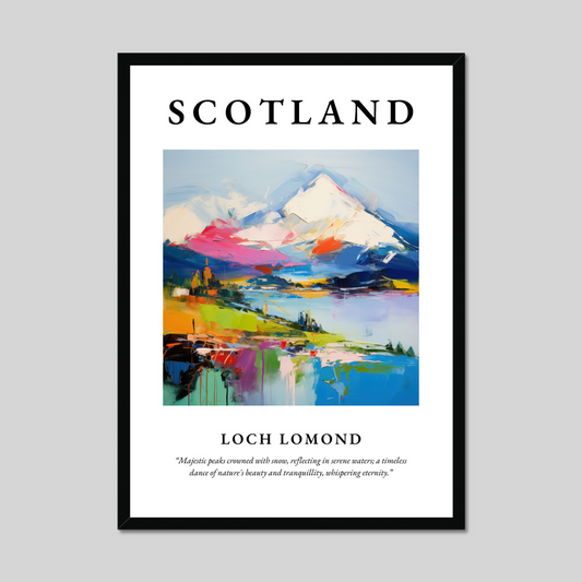 Poster of Loch Lomond, Scotland.