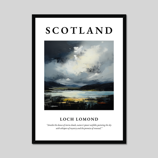 Poster of Loch Lomond, Scotland.