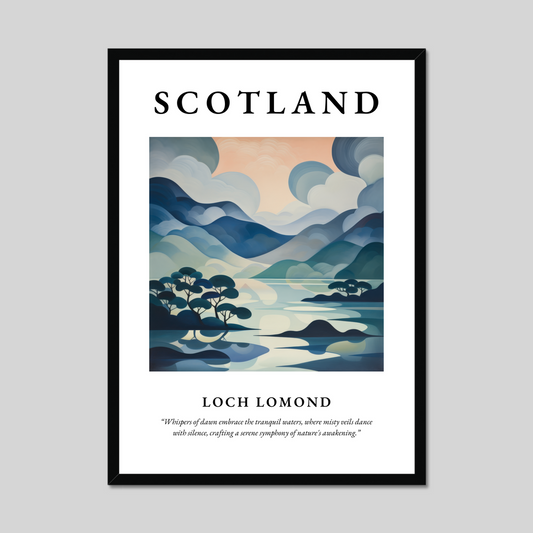 Poster of Loch Lomond, Scotland.