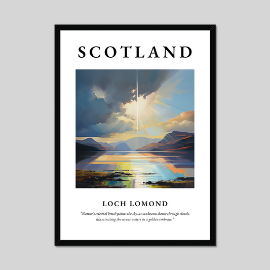Poster of Loch Lomond, Scotland.
