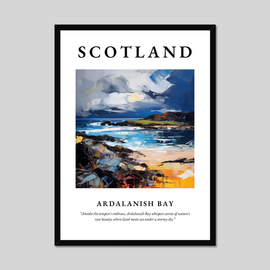 Poster of Ardalanish Bay, Scotland.