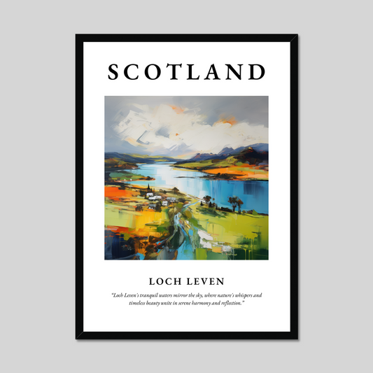Poster of Loch Leven, Scotland.