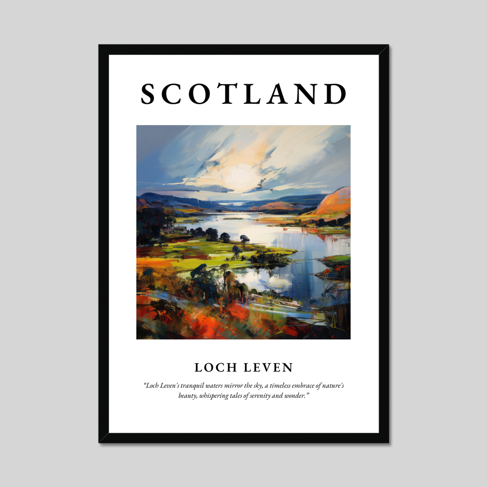 Poster of Loch Leven, Scotland.