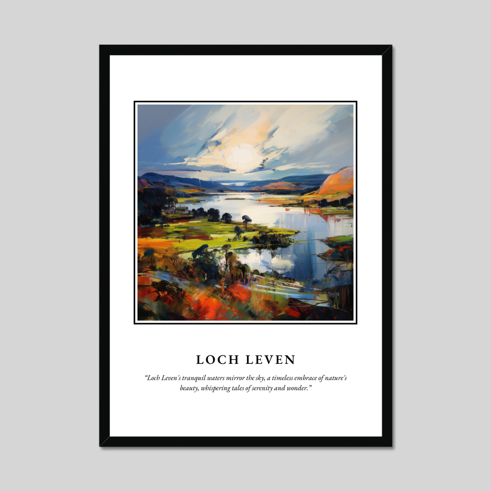 Poster in a black frame