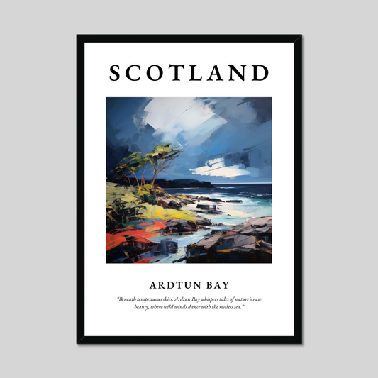 Poster of Ardtun Bay, Scotland.