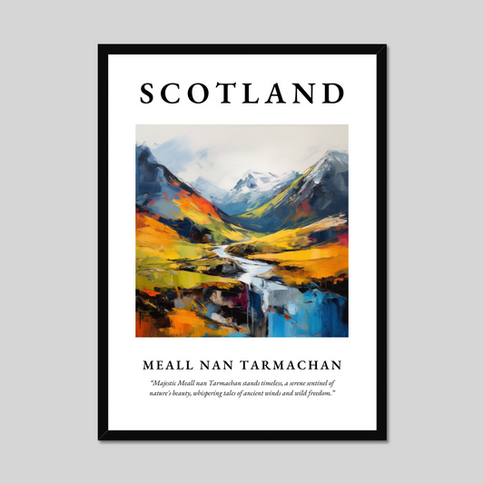 Poster of Meall nan Tarmachan, Scotland.