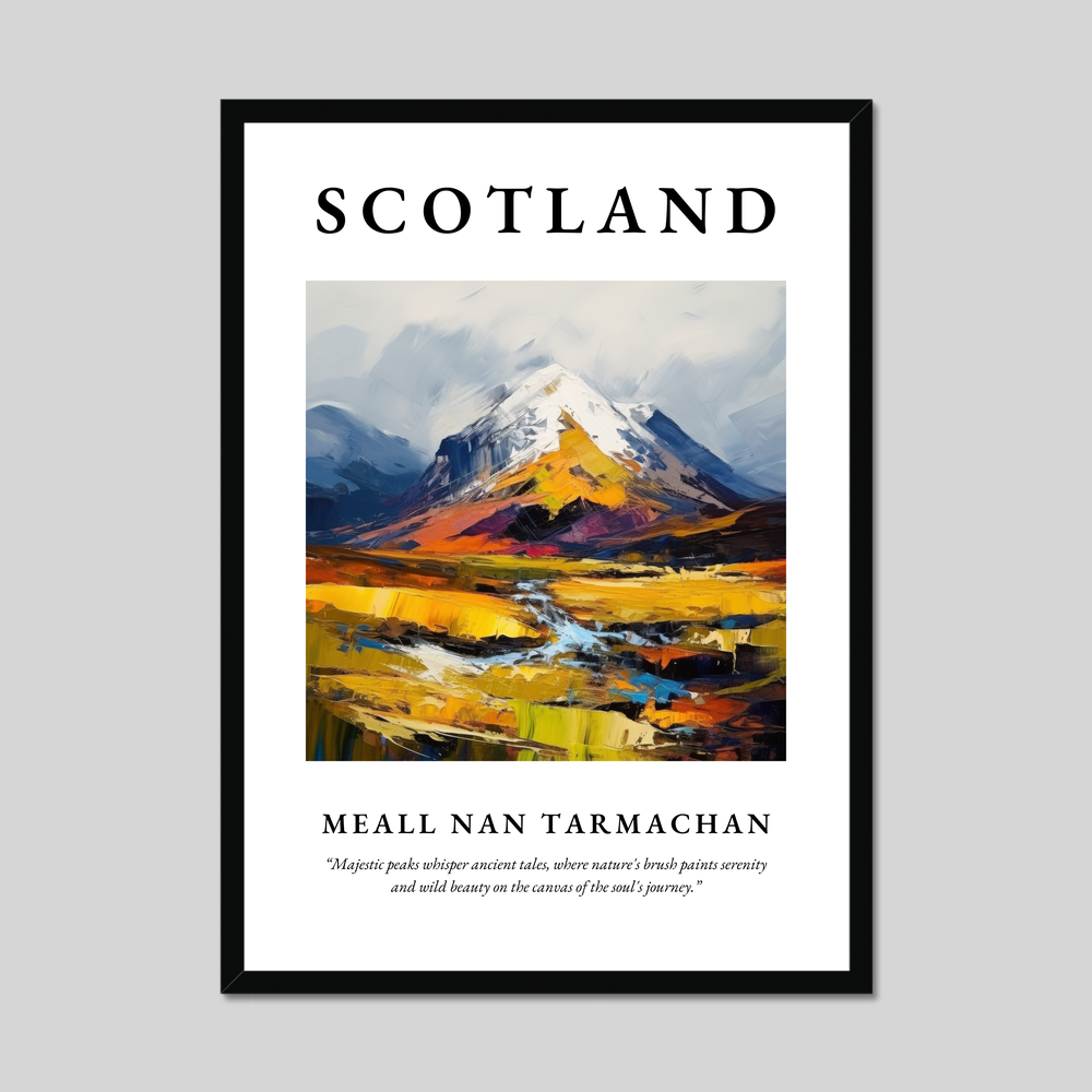 Poster of Meall nan Tarmachan, Scotland.