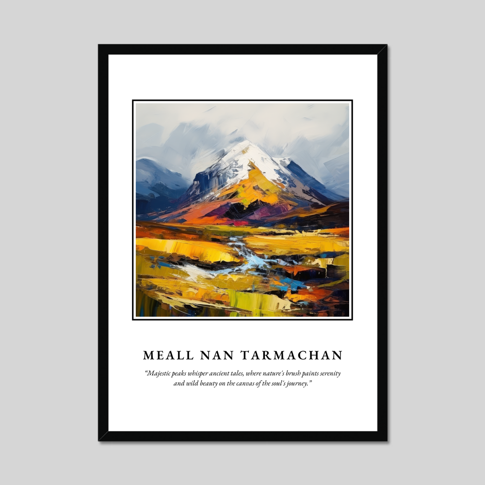 Poster in a black frame