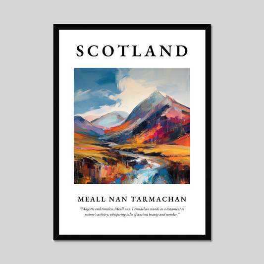 Poster of Meall nan Tarmachan, Scotland.