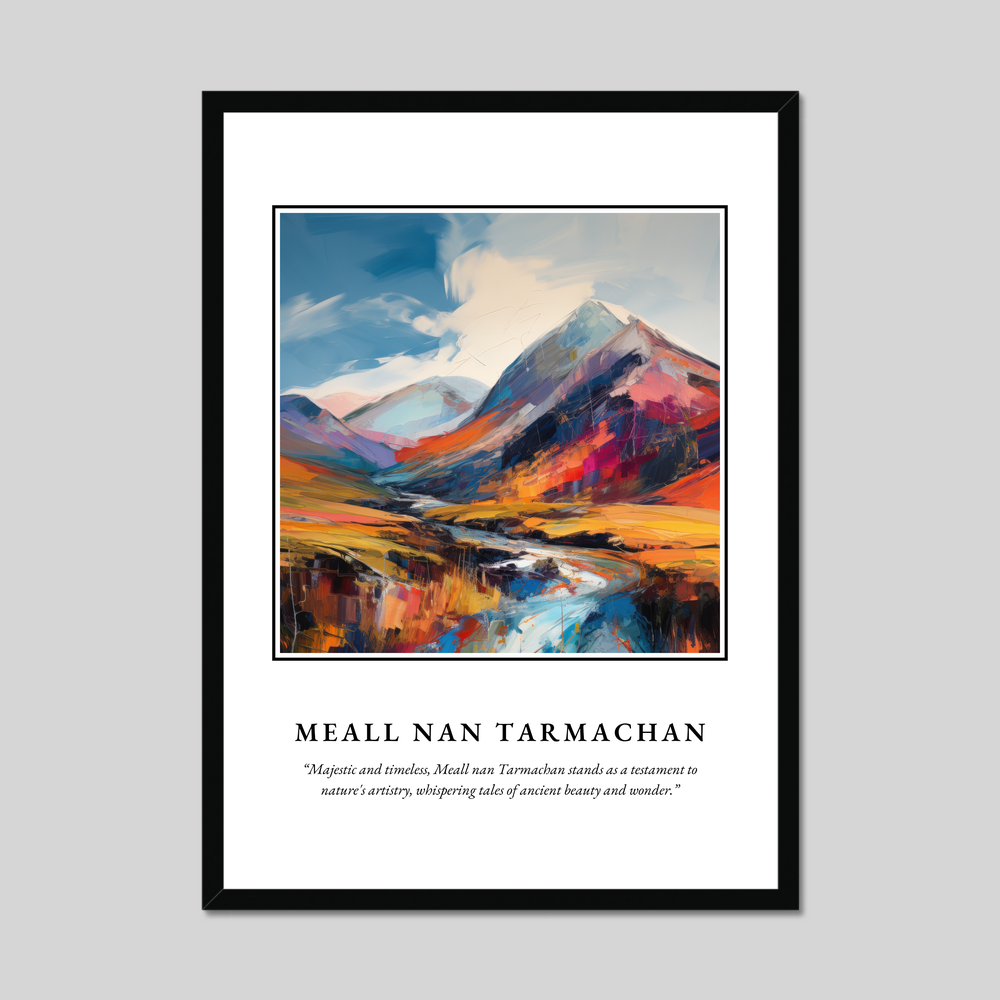 Poster in a black frame