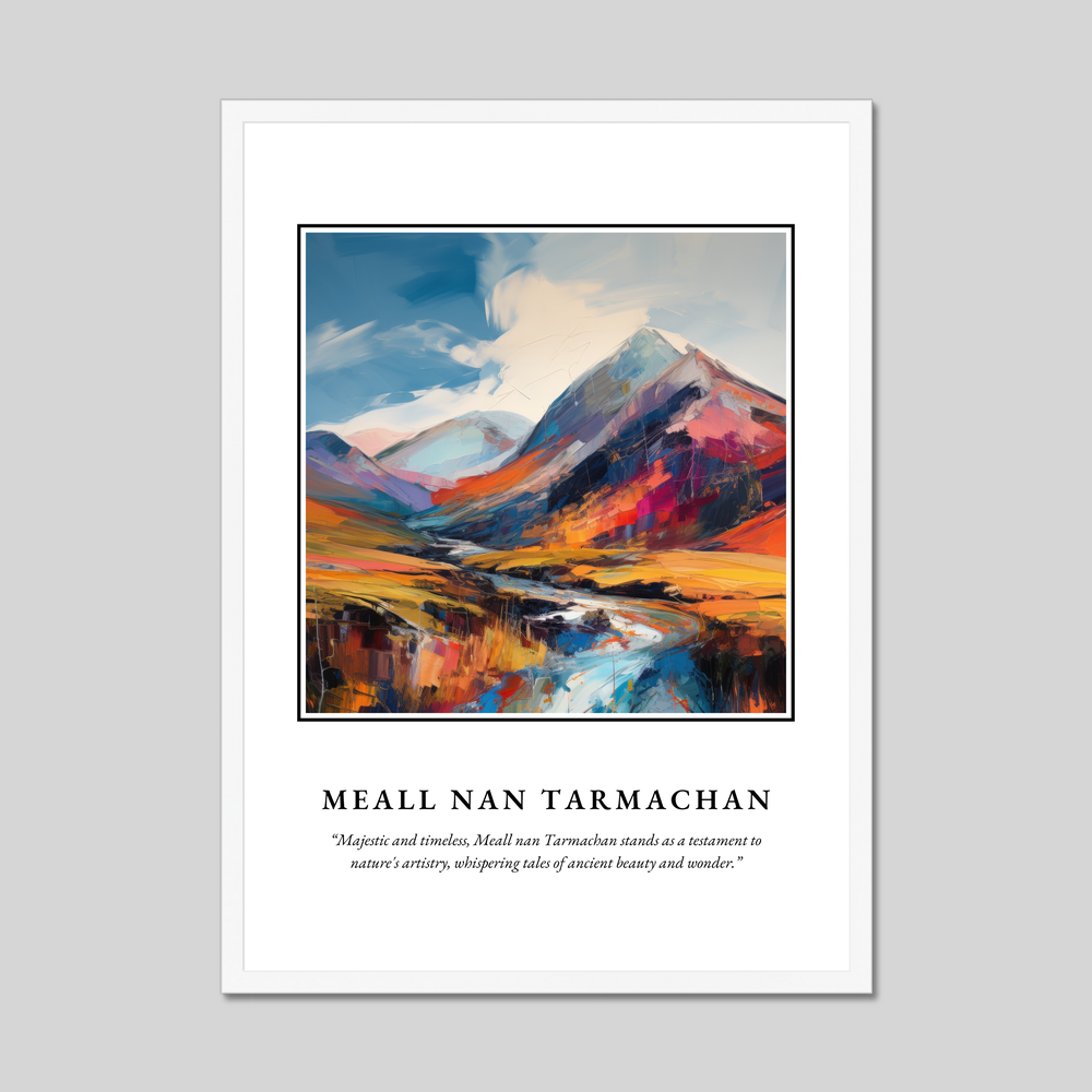 Poster in a white frame