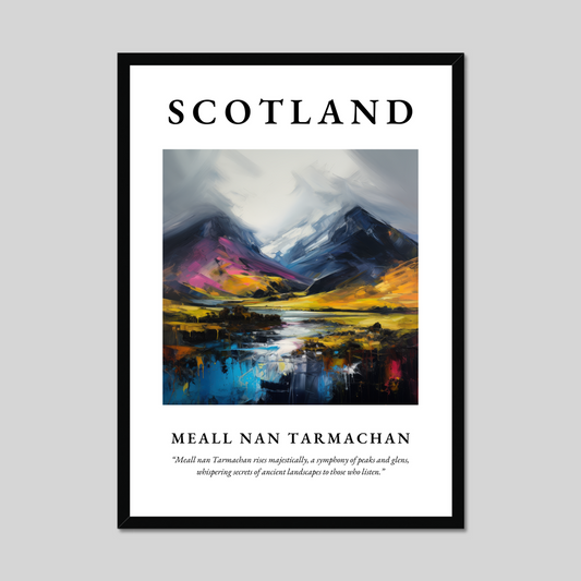 Poster of Meall nan Tarmachan, Scotland.
