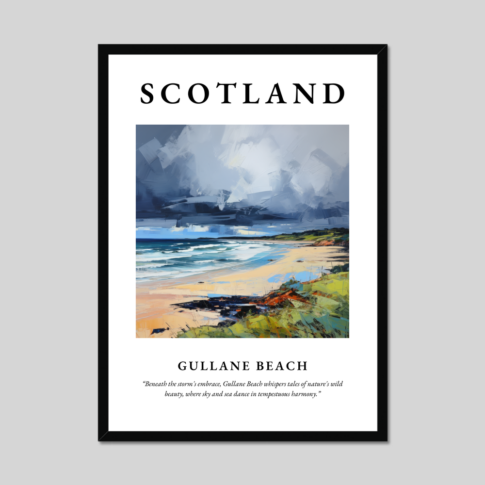 Poster of Gullane Beach, Scotland.
