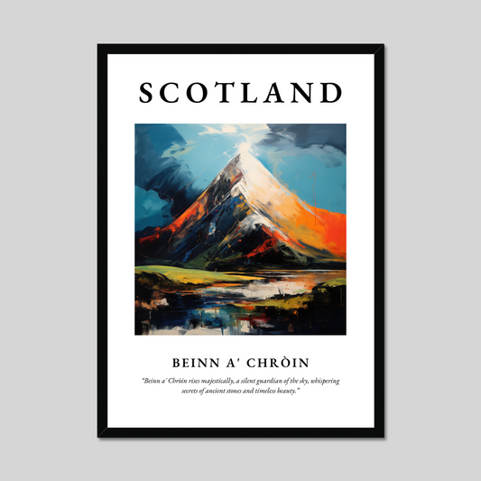 Poster of Beinn a' Chròin, Scotland.