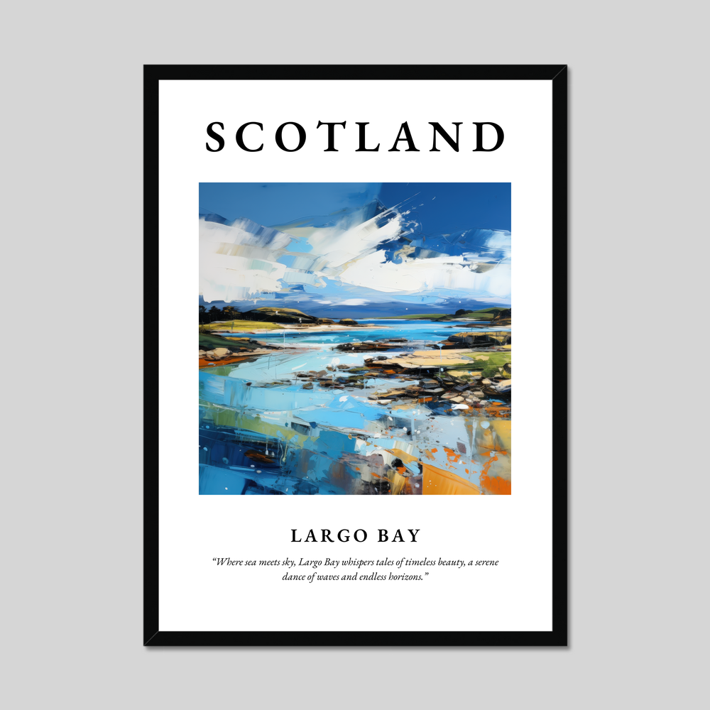 Poster of Largo Bay, Scotland.