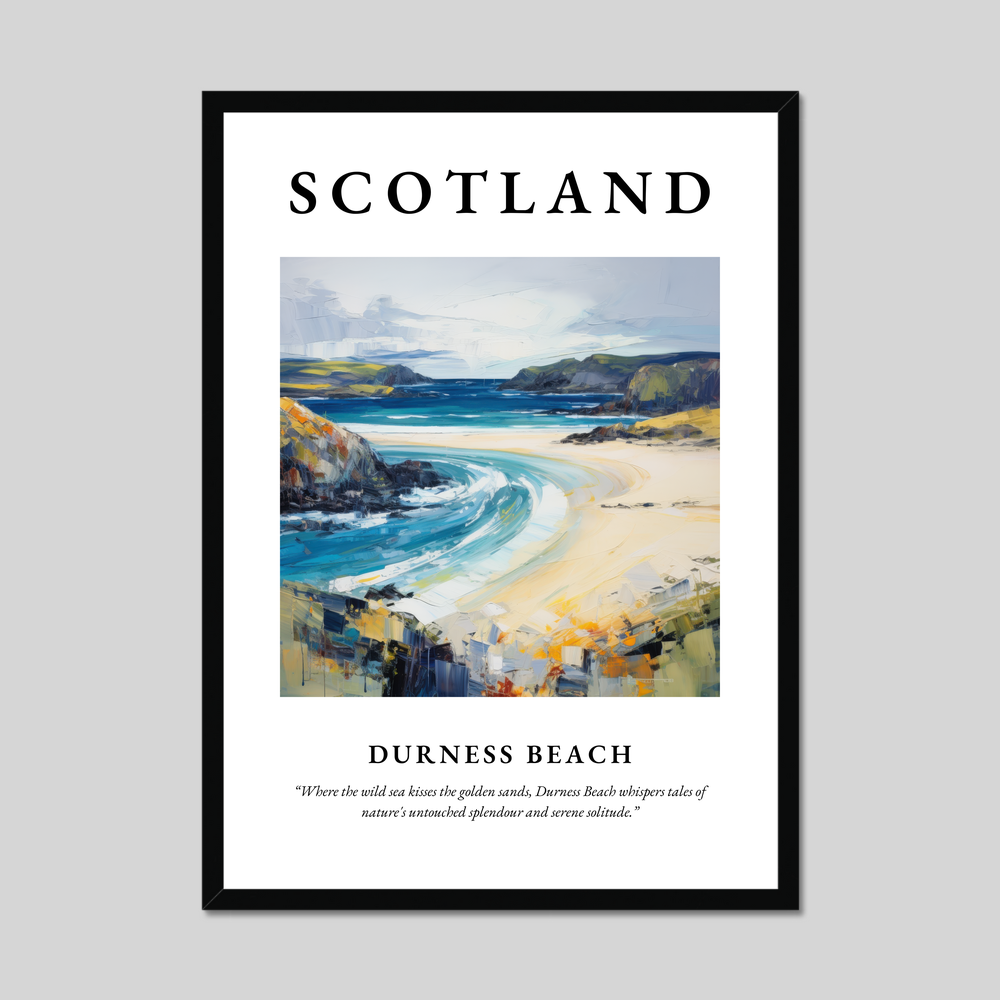 Poster of Durness Beach, Scotland.