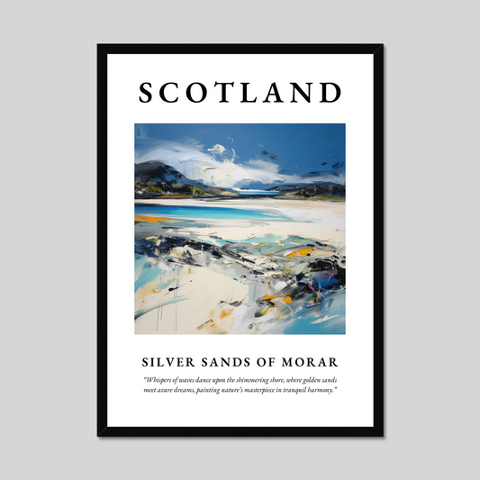 Poster of Silver Sands of Morar, Scotland.