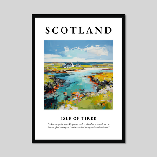 Poster of Isle of Tiree, Scotland.