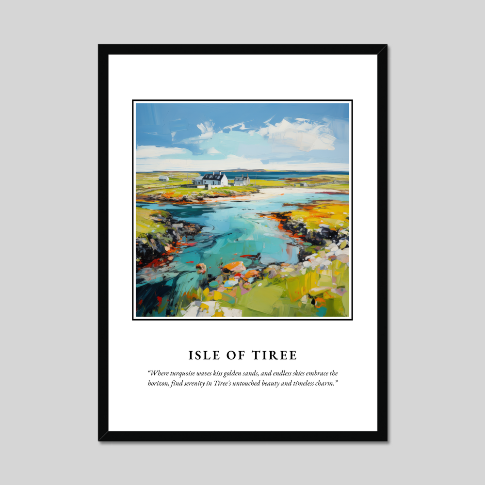 Poster in a black frame