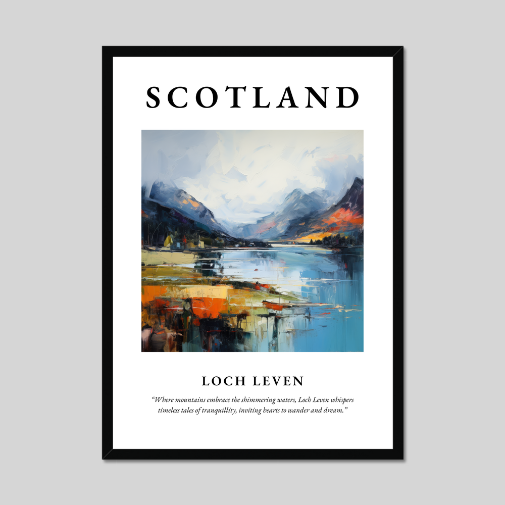 Poster of Loch Leven, Scotland.