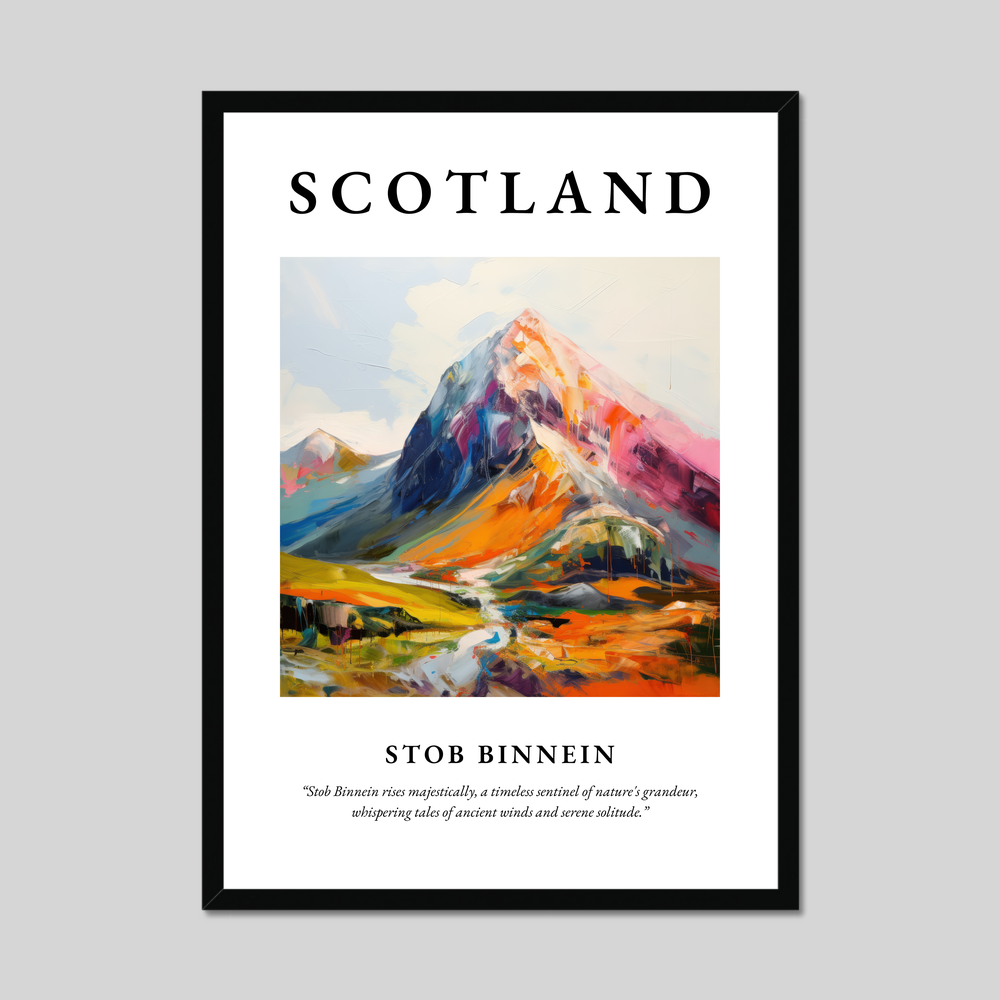 Poster of Stob Binnein, Scotland.