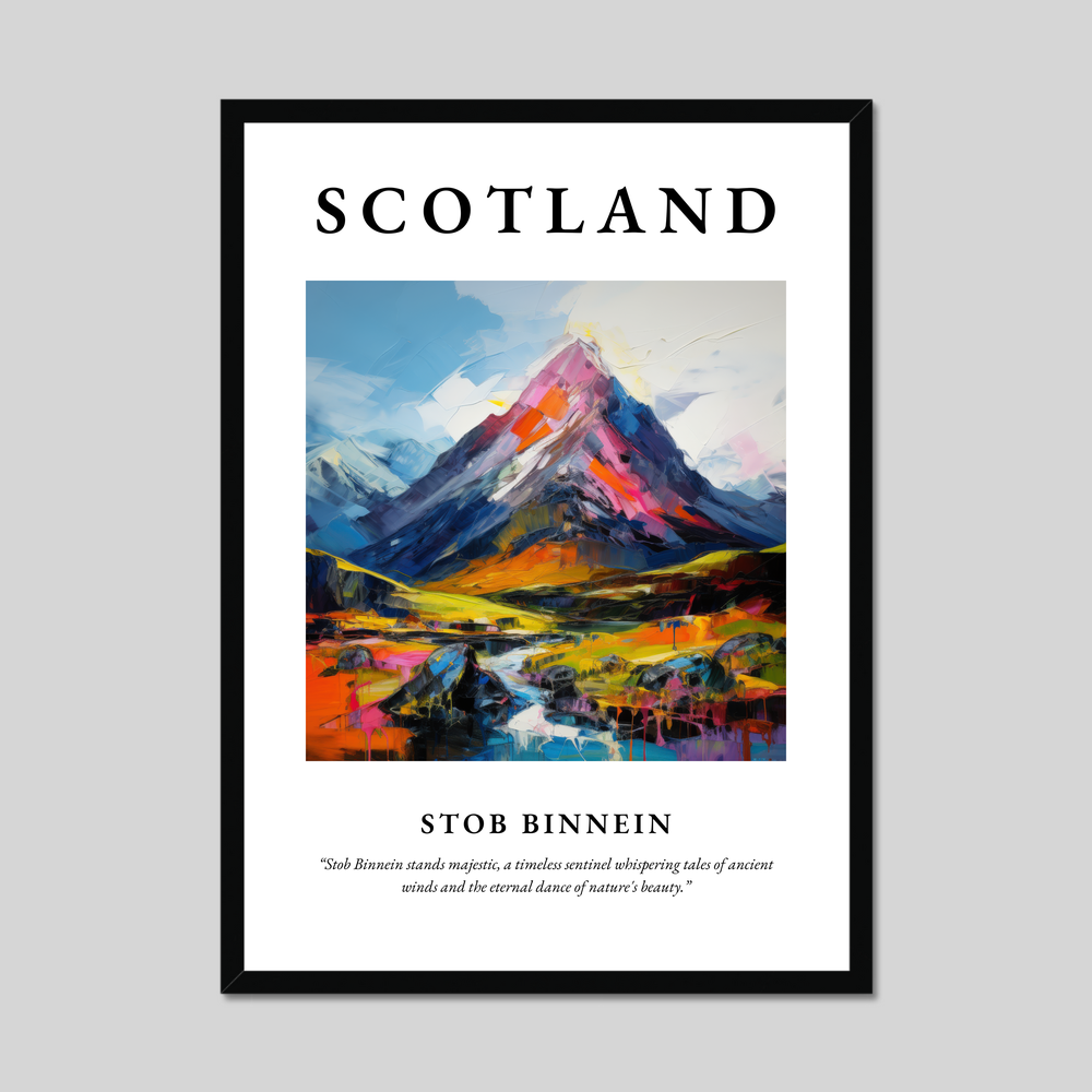 Poster of Stob Binnein, Scotland.