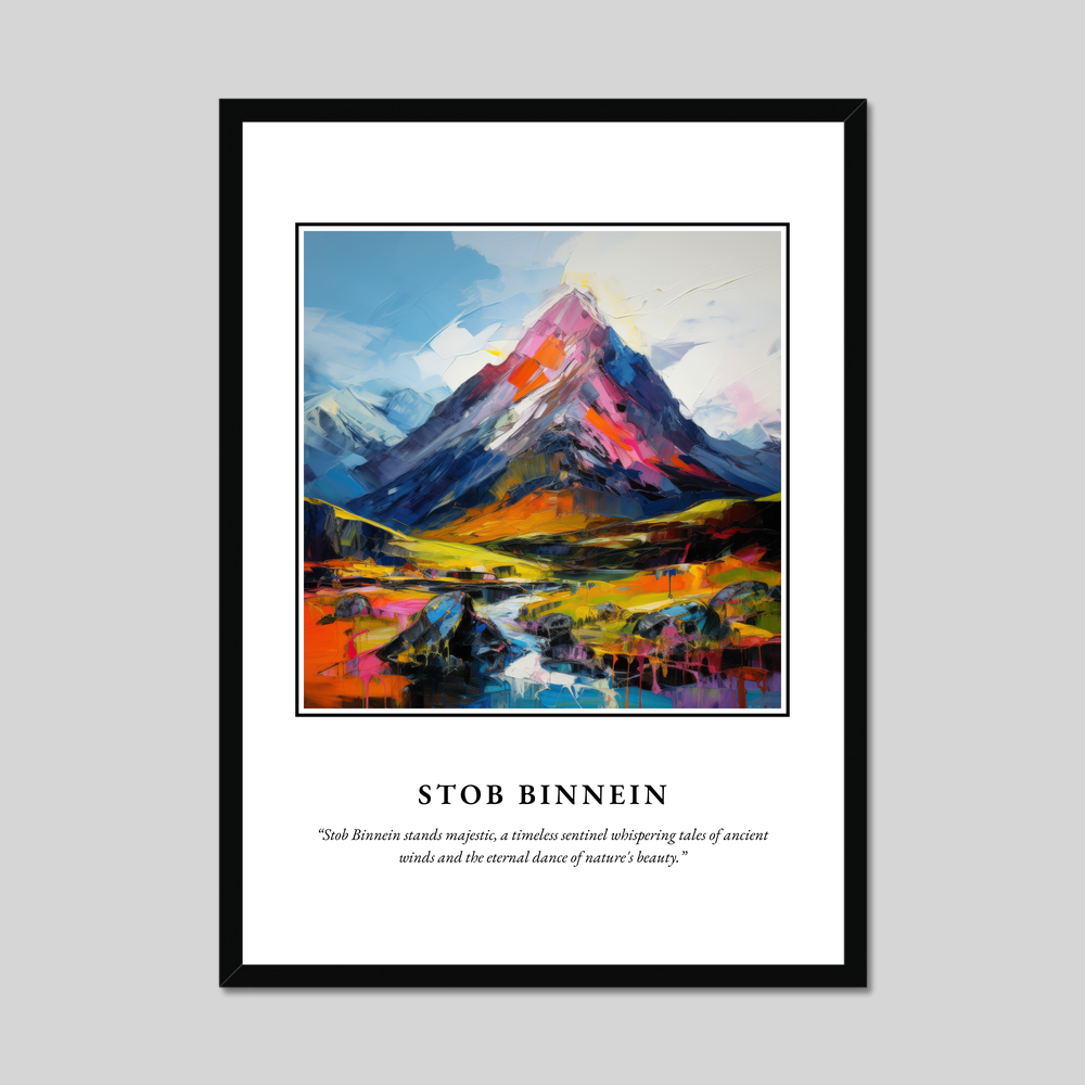 Poster in a black frame