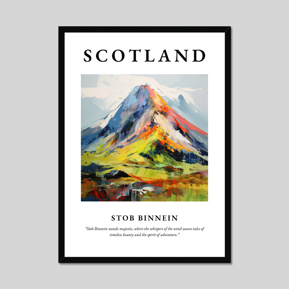Poster of Stob Binnein, Scotland.