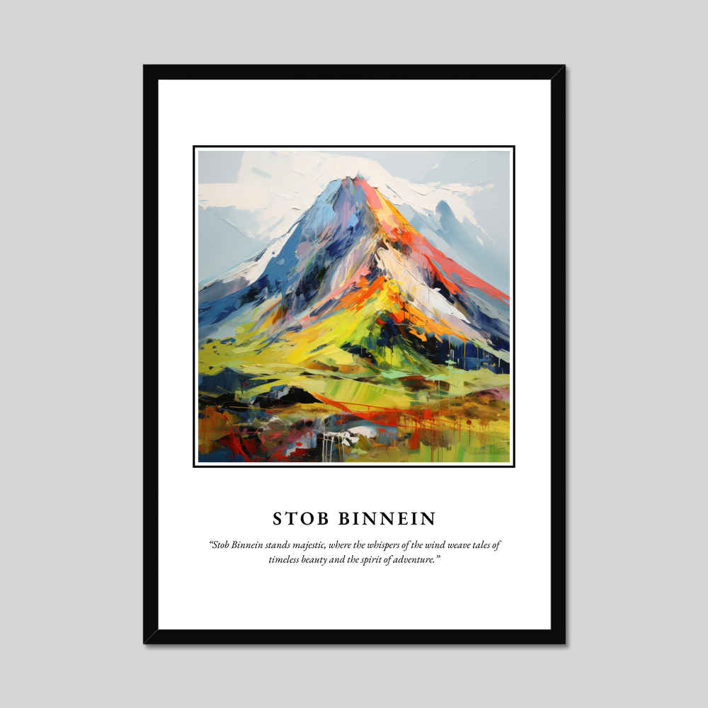 Poster in a black frame