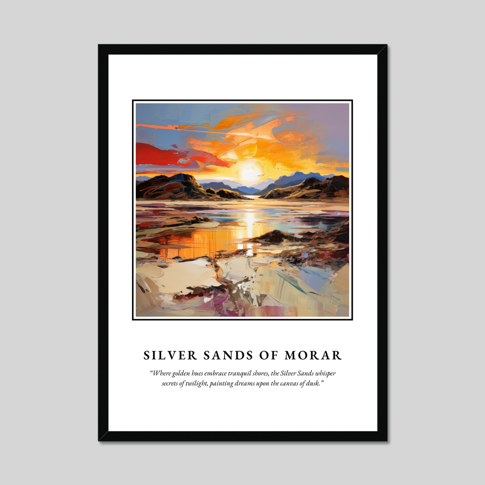 Poster in a black frame