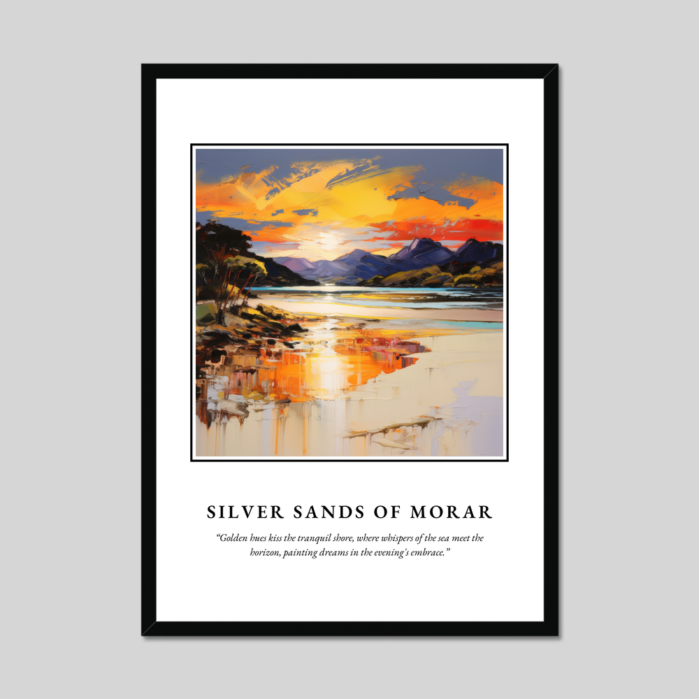 Poster in a black frame