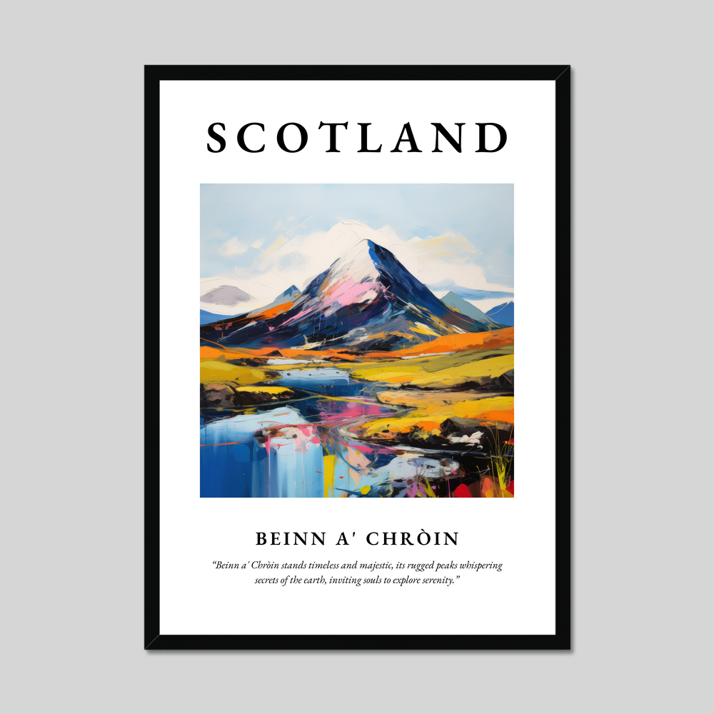 Poster of Beinn a' Chròin, Scotland.