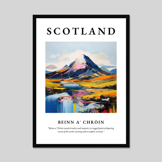 Poster of Beinn a' Chròin, Scotland.