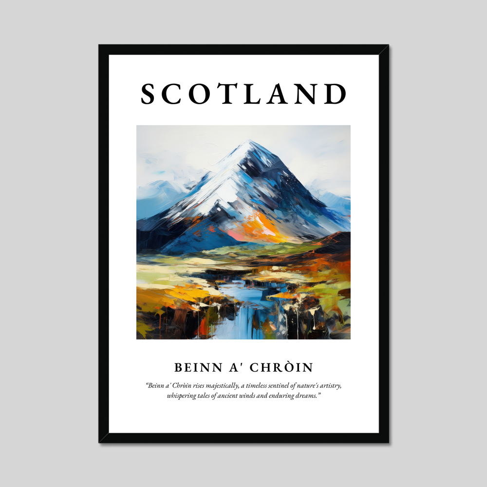 Poster of Beinn a' Chròin, Scotland.
