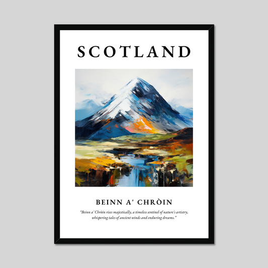 Poster of Beinn a' Chròin, Scotland.