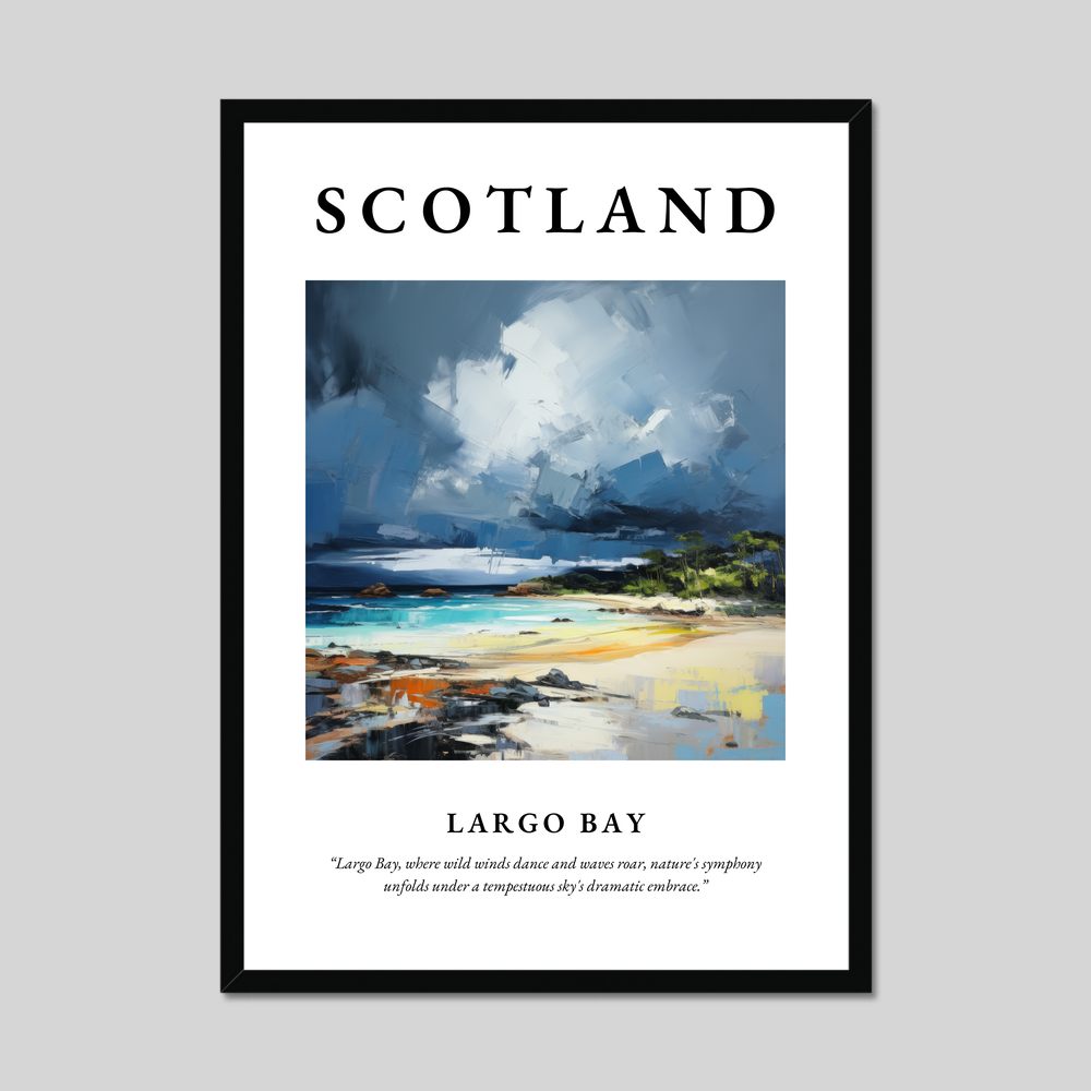 Poster of Largo Bay, Scotland.