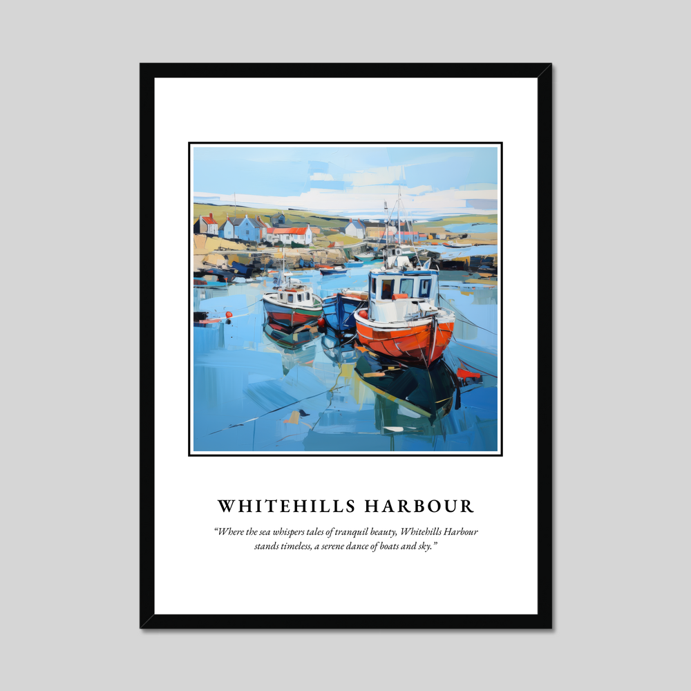 Poster in a black frame