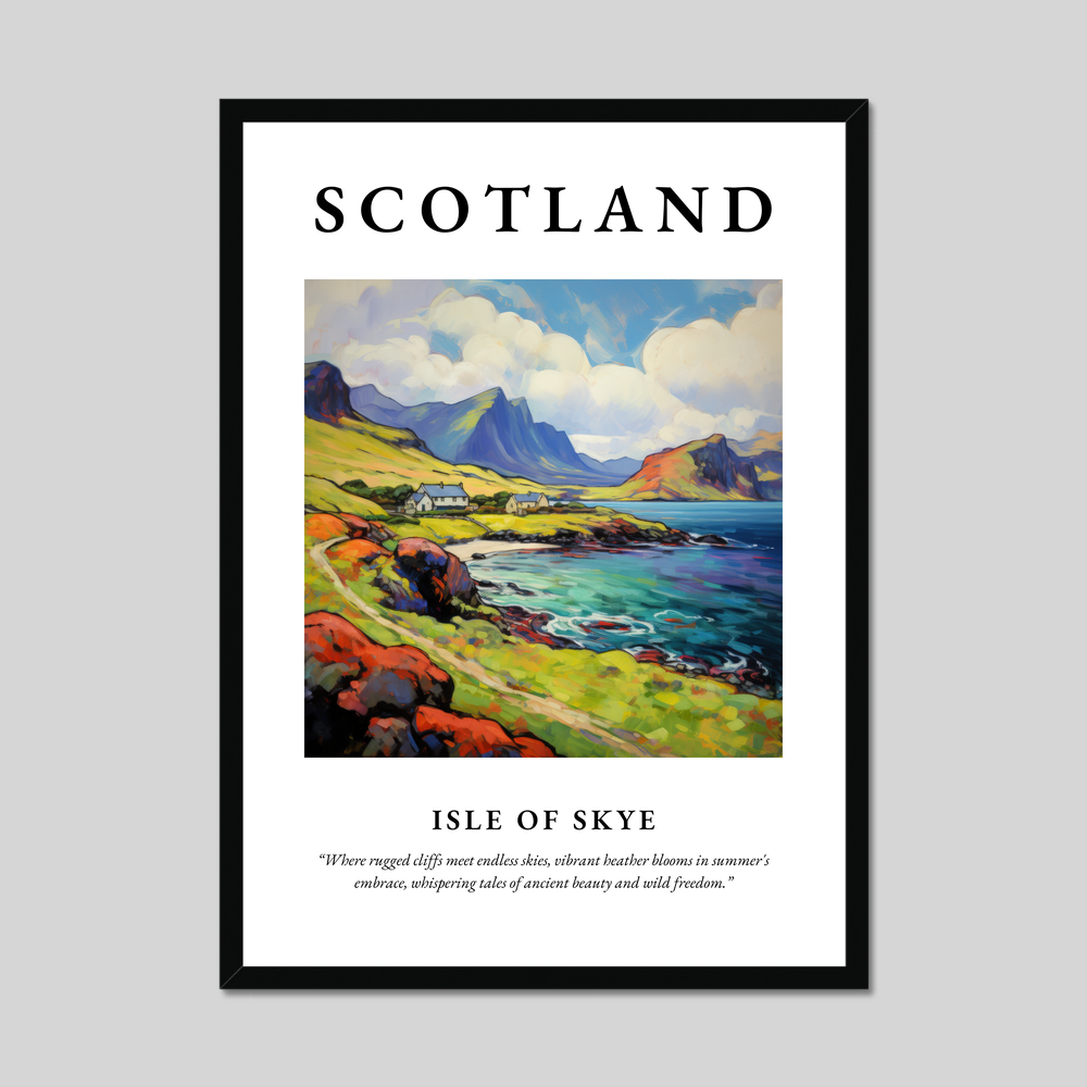 Poster of Isle of Skye, Scotland.