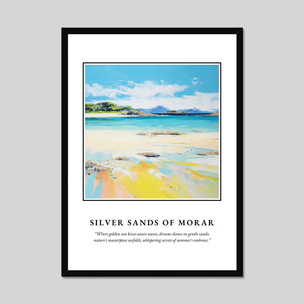 Poster in a black frame