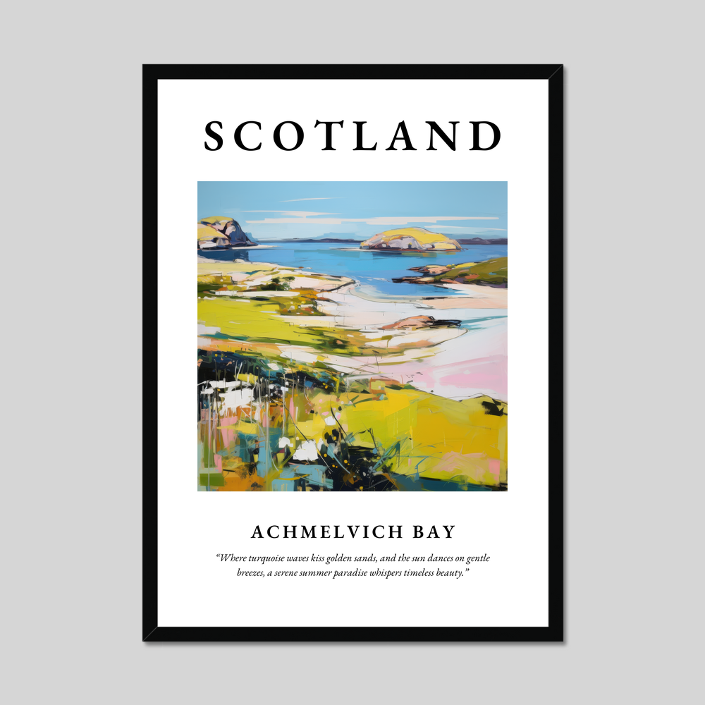 Poster of Achmelvich Bay, Scotland.