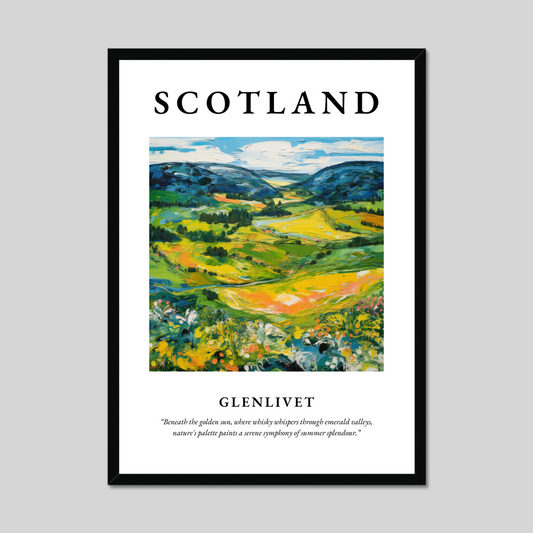 Poster of Glenlivet, Scotland.